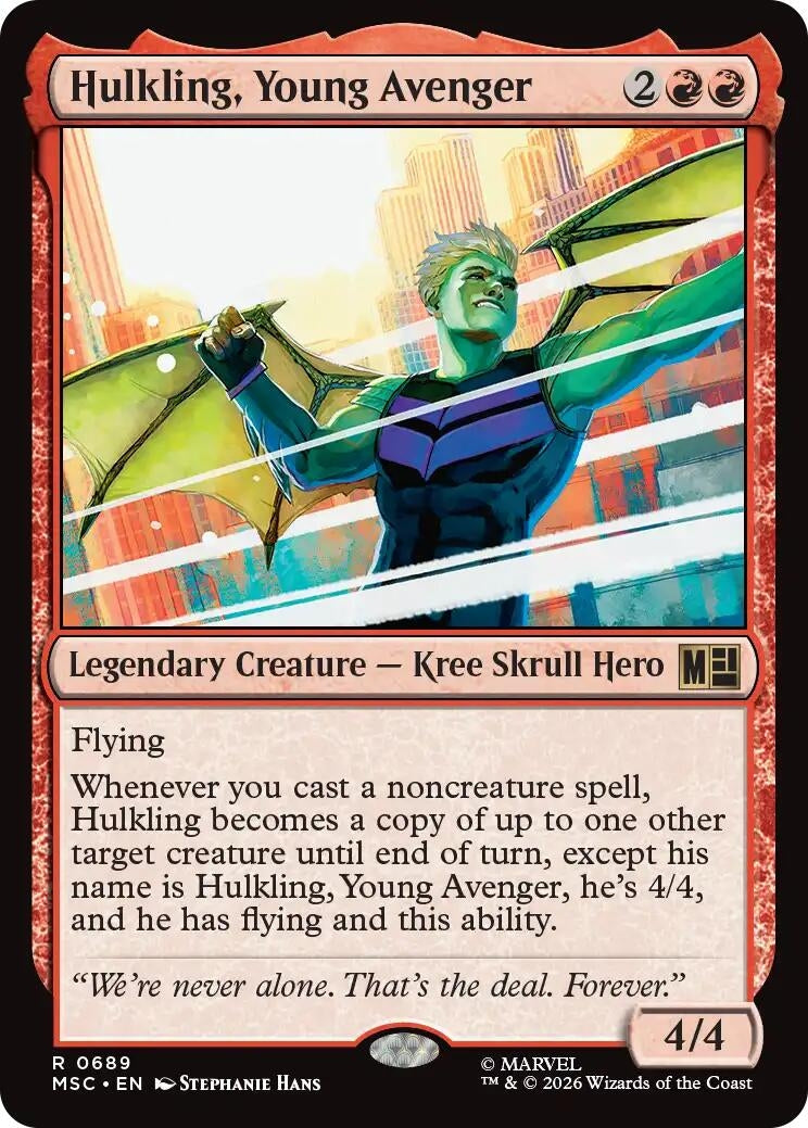 Image for Hulkling, Young Avenger (689) [Commander: Marvel Super Heroes] - Magic: The Gathering