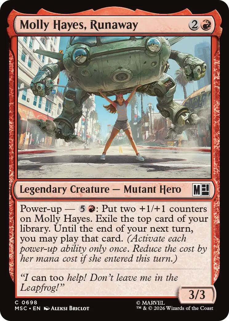 Image for Molly Hayes, Runaway (698) [Commander: Marvel Super Heroes] - Magic: The Gathering