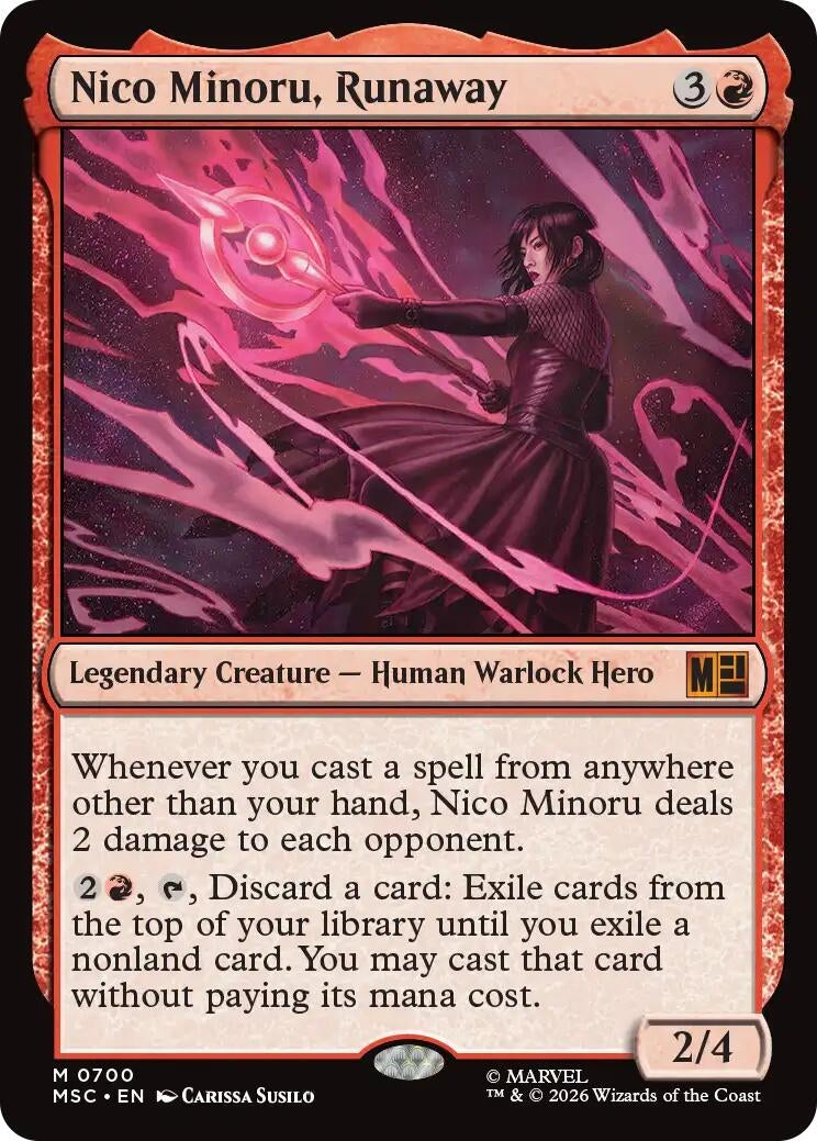 Image for Nico Minoru, Runaway (700) [Commander: Marvel Super Heroes] - Magic: The Gathering