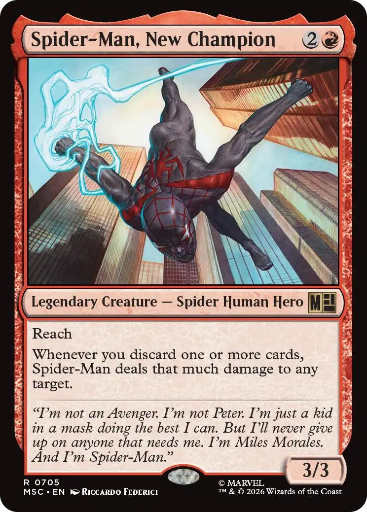Image for Spider-Man, New Champion (705) [Commander: Marvel Super Heroes] - Magic: The Gathering