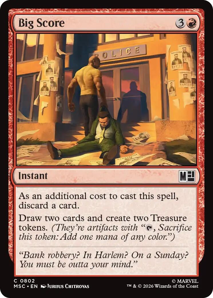 Image for Big Score (802) [Commander: Marvel Super Heroes] - Magic: The Gathering