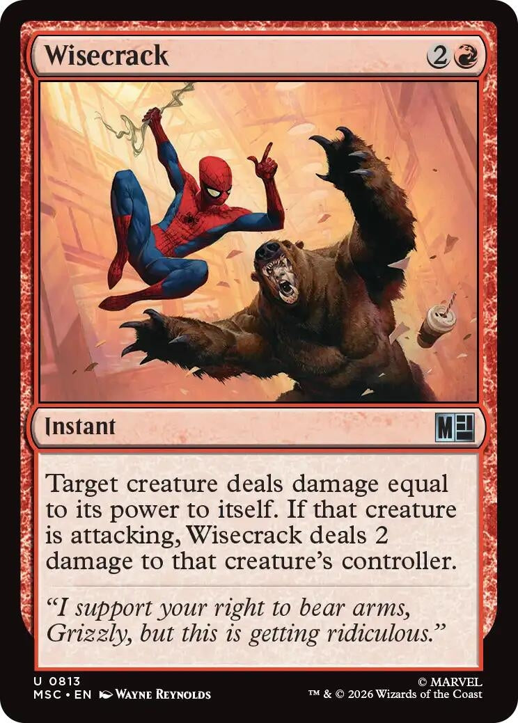 Image for Wisecrack (813) [Commander: Marvel Super Heroes] - Magic: The Gathering
