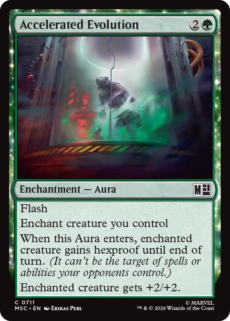 Image for Accelerated Evolution (711) [Commander: Marvel Super Heroes] - Magic: The Gathering