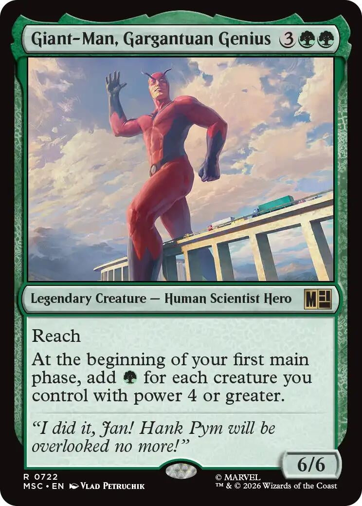 Image for Giant-Man, Gargantuan Genius (722) [Commander: Marvel Super Heroes] - Magic: The Gathering