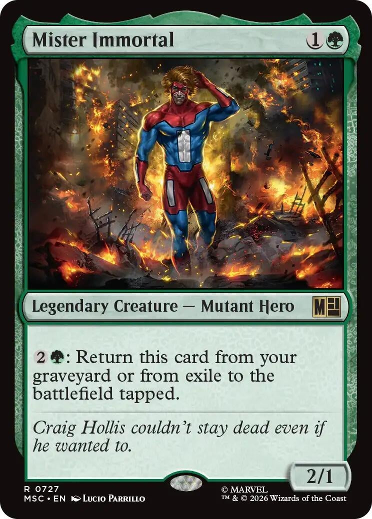 Image for Mister Immortal (727) [Commander: Marvel Super Heroes] - Magic: The Gathering