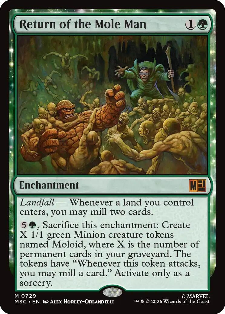 Image for Return of the Mole Man (729) [Commander: Marvel Super Heroes] - Magic: The Gathering