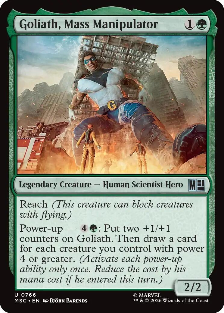 Image for Goliath, Mass Manipulator (766) [Commander: Marvel Super Heroes] - Magic: The Gathering