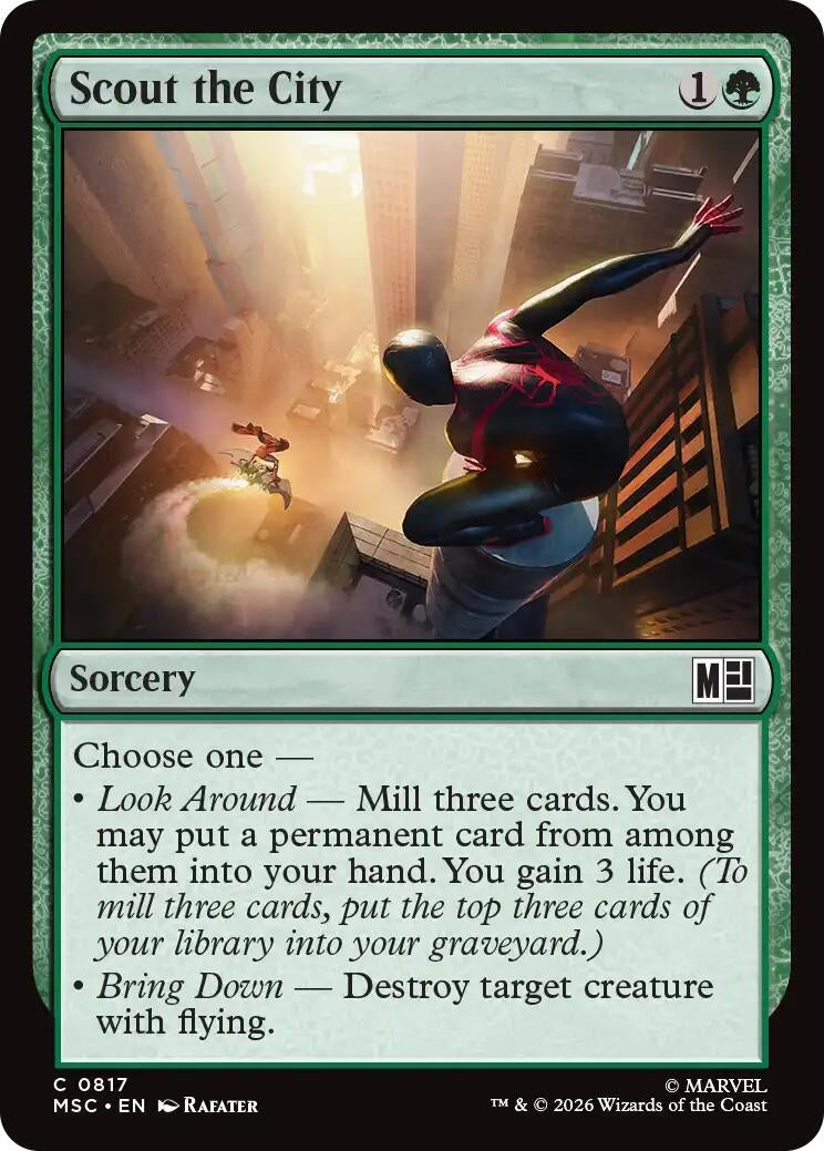 Image for Scout the City (817) [Commander: Marvel Super Heroes] - Magic: The Gathering