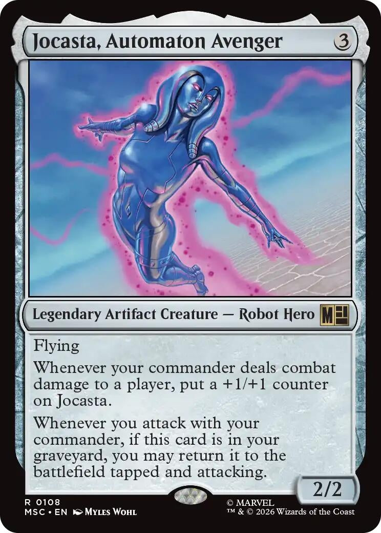 Image for Jocasta, Automaton Avenger (108) [Commander: Marvel Super Heroes] - Magic: The Gathering