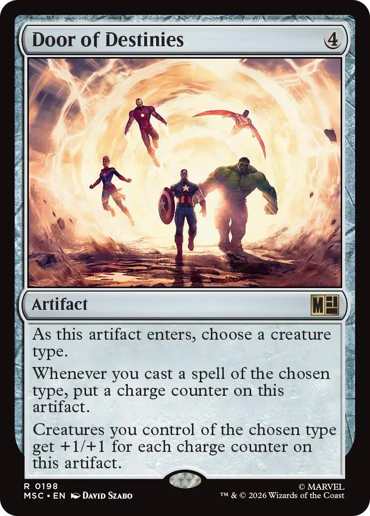 Image for Door of Destinies (198) [Commander: Marvel Super Heroes] - Magic: The Gathering
