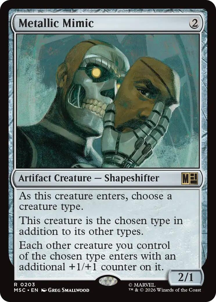 Image for Metallic Mimic (203) [Commander: Marvel Super Heroes] - Magic: The Gathering
