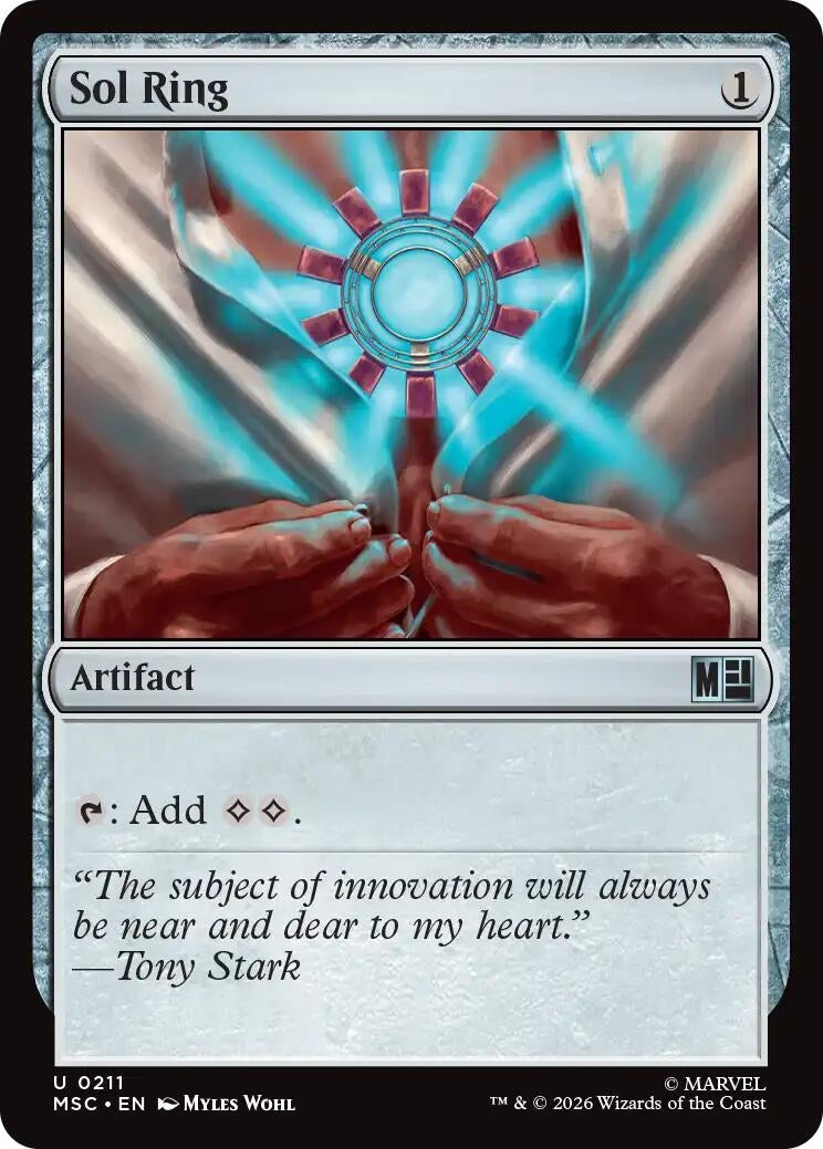 Image for Sol Ring (0211) (211) [Commander: Marvel Super Heroes] - Magic: The Gathering