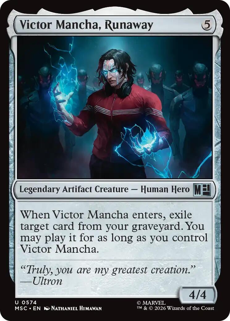 Image for Victor Mancha, Runaway (574) [Commander: Marvel Super Heroes] - Magic: The Gathering