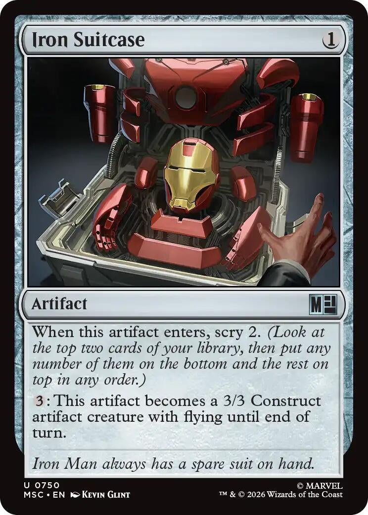 Image for Iron Suitcase (750) [Commander: Marvel Super Heroes] - Magic: The Gathering