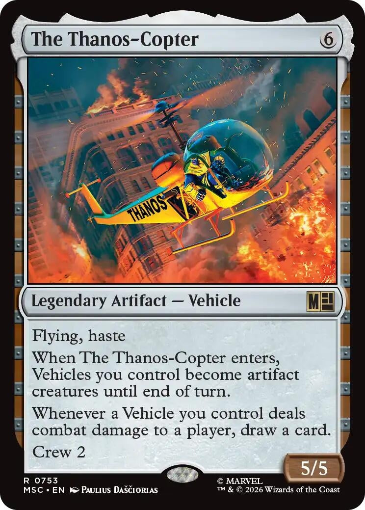 Image for The Thanos-Copter (753) [Commander: Marvel Super Heroes] - Magic: The Gathering