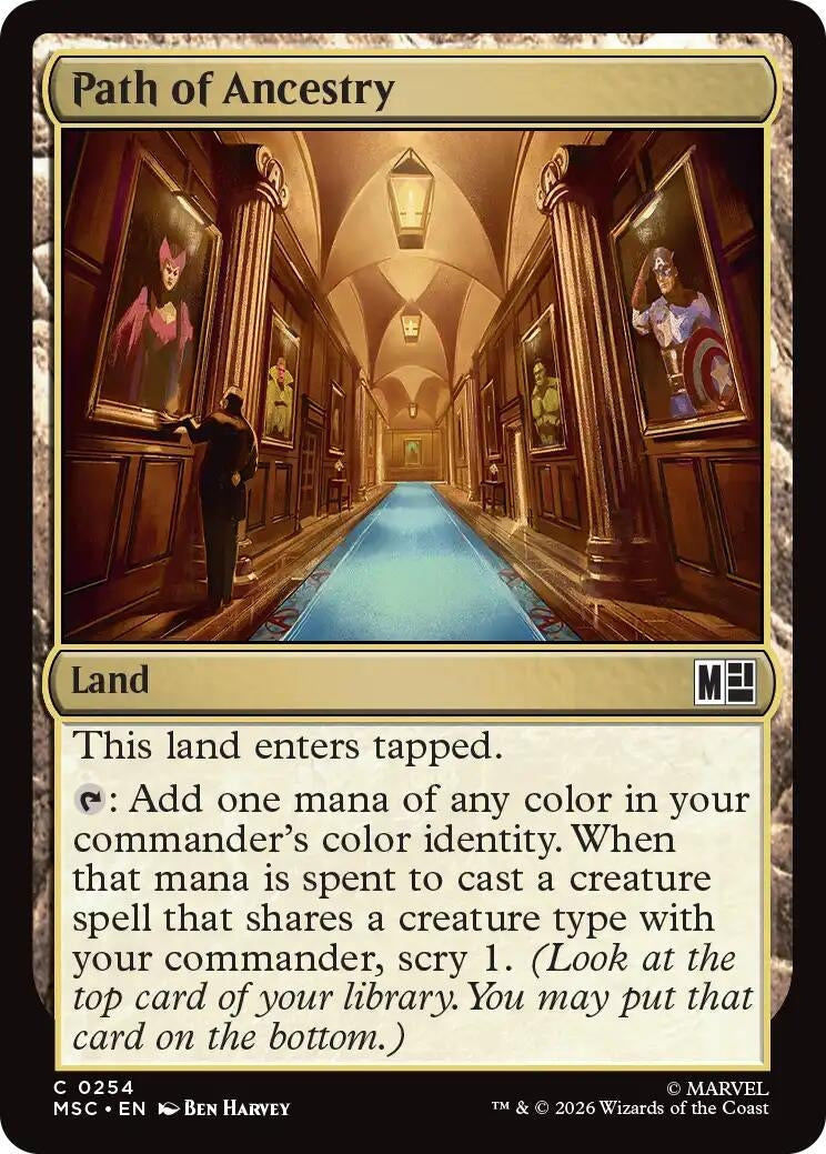 Image for Path of Ancestry (254) [Commander: Marvel Super Heroes] - Magic: The Gathering