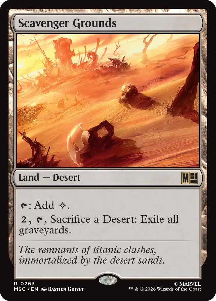 Image for Scavenger Grounds (263) [Commander: Marvel Super Heroes] - Magic: The Gathering