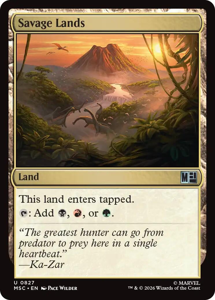 Image for Savage Lands (827) [Commander: Marvel Super Heroes] - Magic: The Gathering