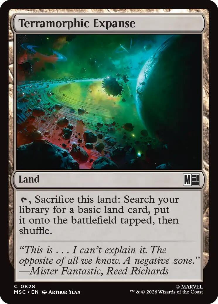 Image for Terramorphic Expanse (0828) (828) [Commander: Marvel Super Heroes] - Magic: The Gathering