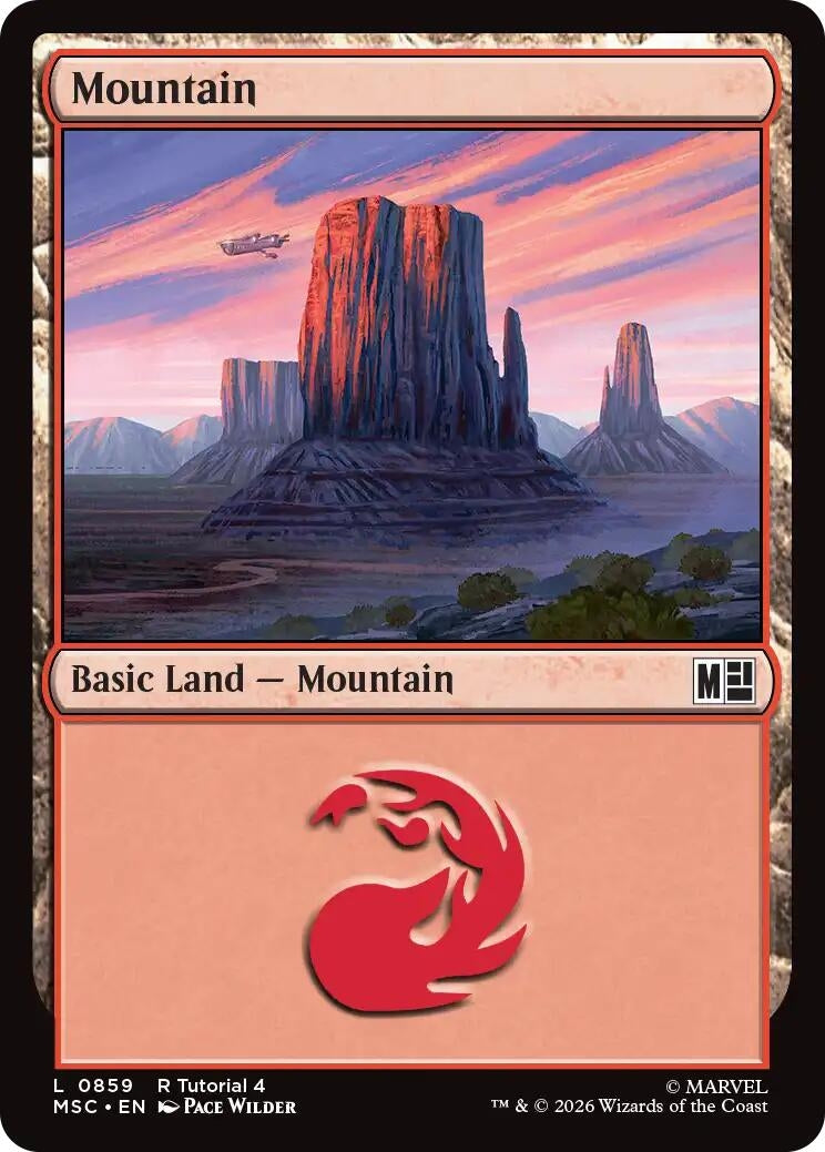 Image for Mountain (0859) (859) [Commander: Marvel Super Heroes] - Magic: The Gathering