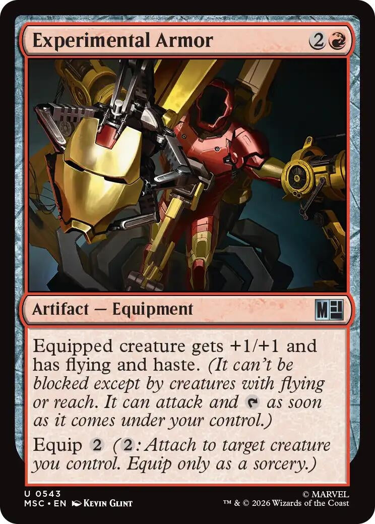Image for Experimental Armor (543) [Commander: Marvel Super Heroes] - Magic: The Gathering