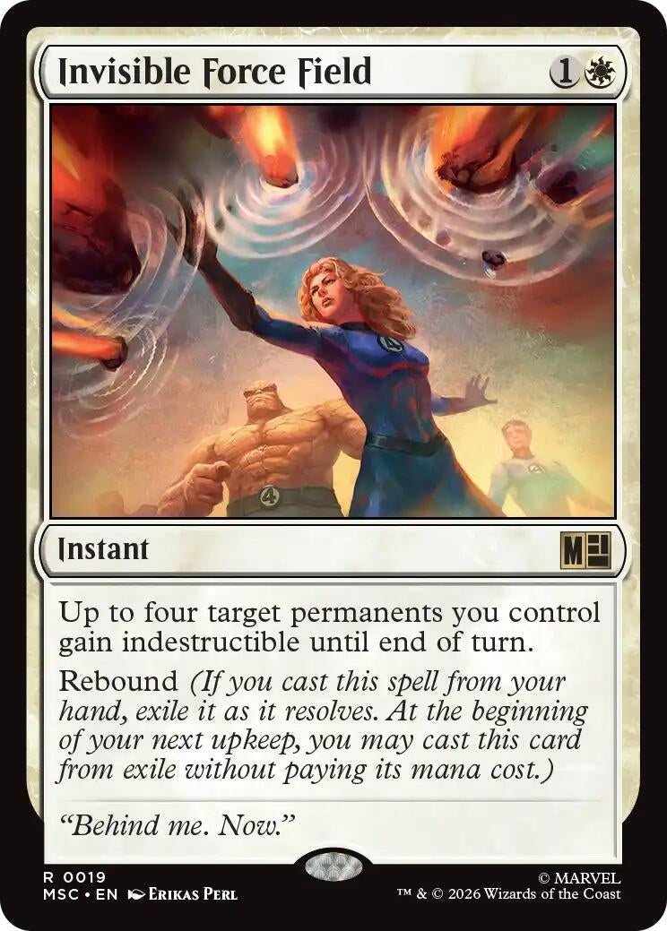 Image for Invisible Force Field (Surge Foil) (19) [Commander: Marvel Super Heroes] - Magic: The Gathering