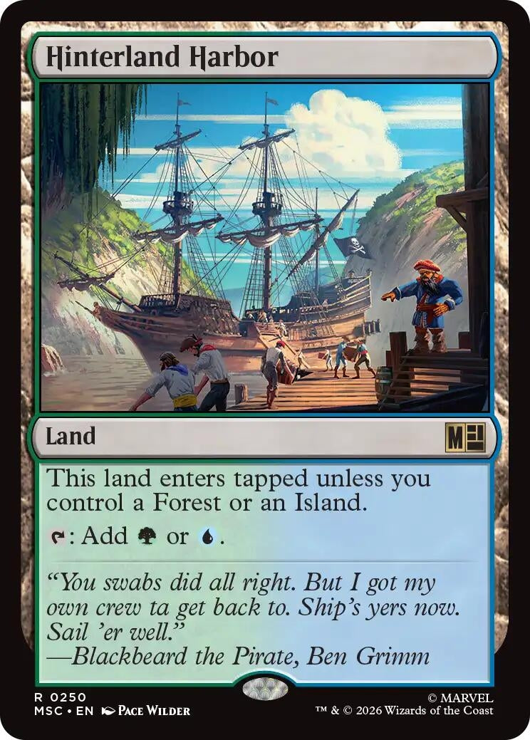 Image for Hinterland Harbor (250) [Commander: Marvel Super Heroes] - Magic: The Gathering