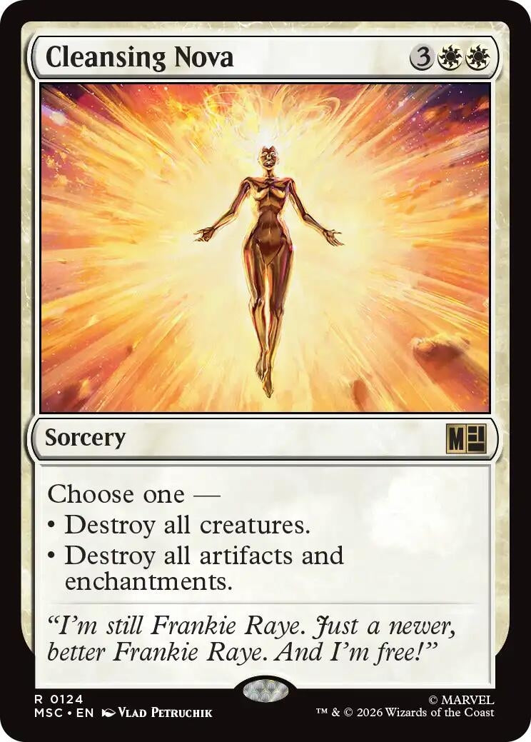 Image for Cleansing Nova (124) [Commander: Marvel Super Heroes] - Magic: The Gathering