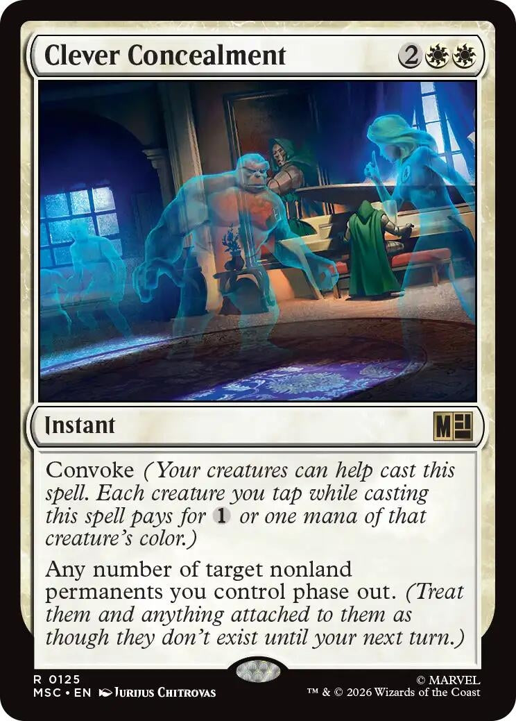 Image for Clever Concealment (125) [Commander: Marvel Super Heroes] - Magic: The Gathering