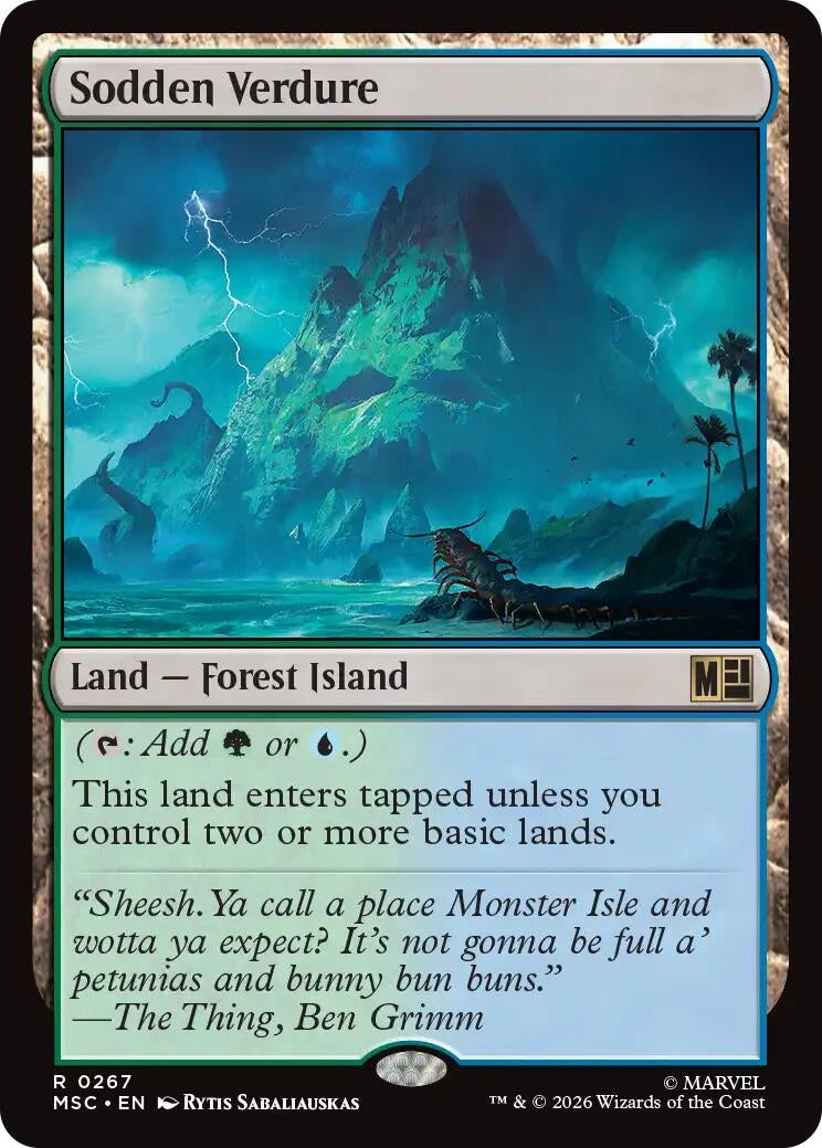Image for Sodden Verdure (267) [Commander: Marvel Super Heroes] - Magic: The Gathering