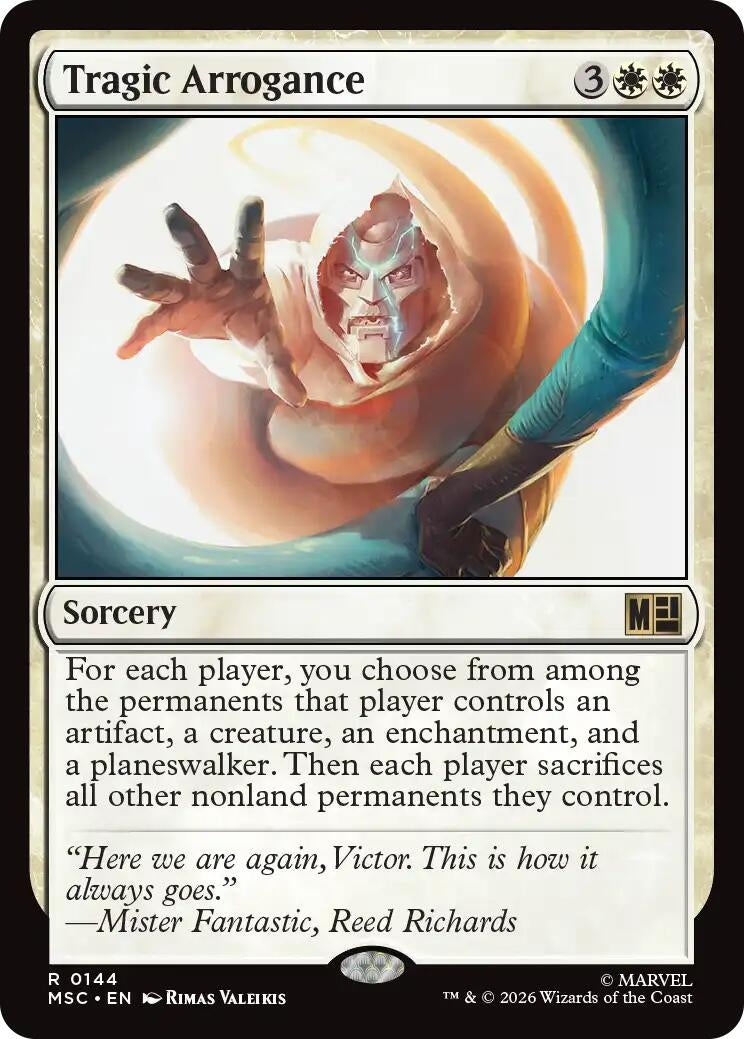 Image for Tragic Arrogance (144) [Commander: Marvel Super Heroes] - Magic: The Gathering