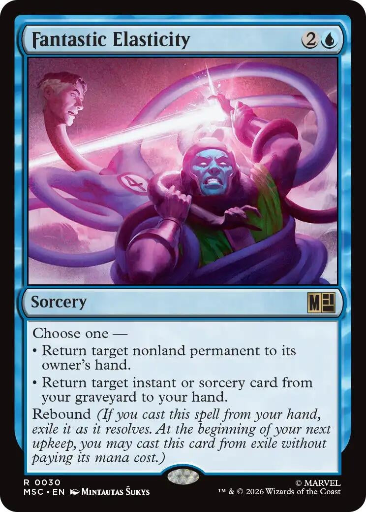 Image for Fantastic Elasticity (Surge Foil) (30) [Commander: Marvel Super Heroes] - Magic: The Gathering