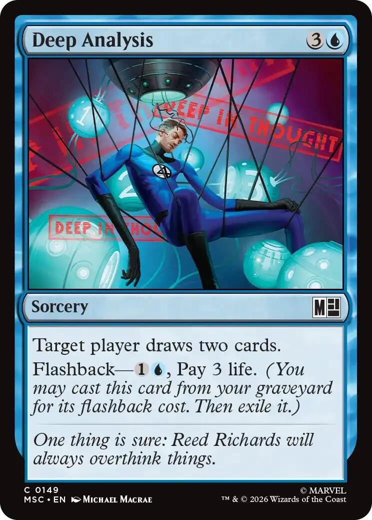 Image for Deep Analysis (149) [Commander: Marvel Super Heroes] - Magic: The Gathering