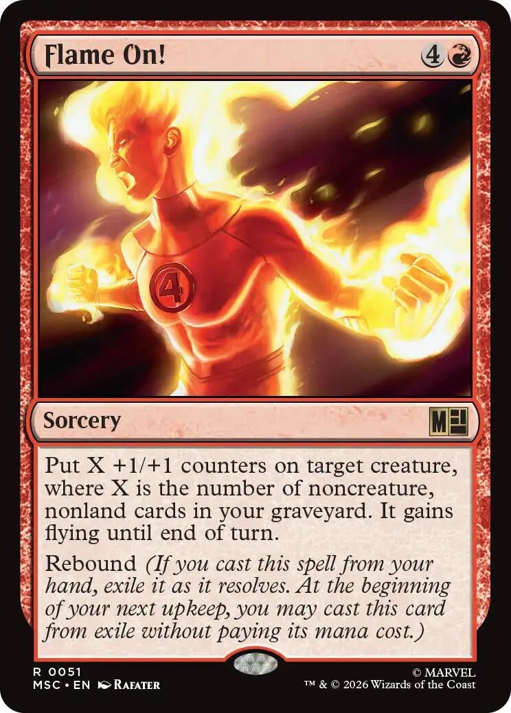 Image for Flame On! (Surge Foil) (51) [Commander: Marvel Super Heroes] - Magic: The Gathering