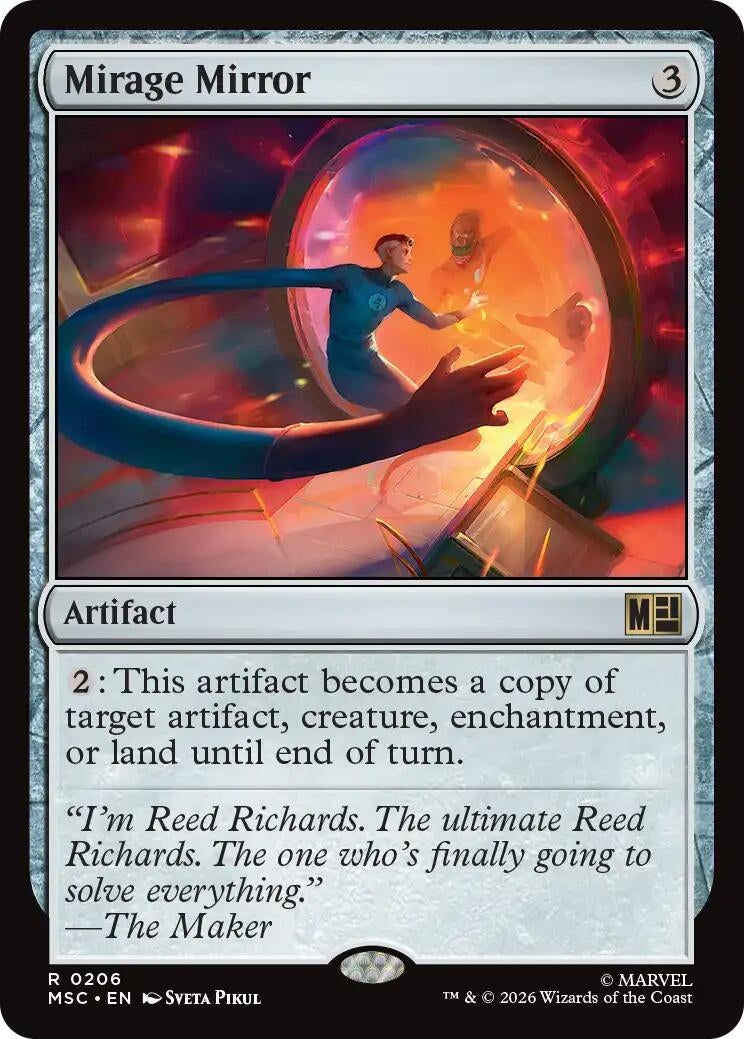 Image for Mirage Mirror (206) [Commander: Marvel Super Heroes] - Magic: The Gathering