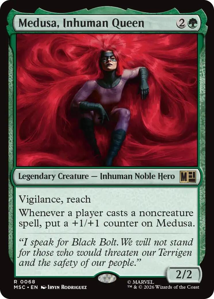 Image for Medusa, Inhuman Queen (Surge Foil) (68) [Commander: Marvel Super Heroes] - Magic: The Gathering
