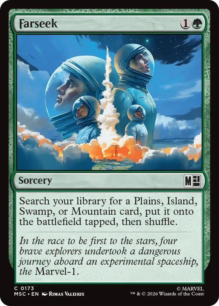 Image for Farseek (0173) (Surge Foil) (173) [Commander: Marvel Super Heroes] - Magic: The Gathering