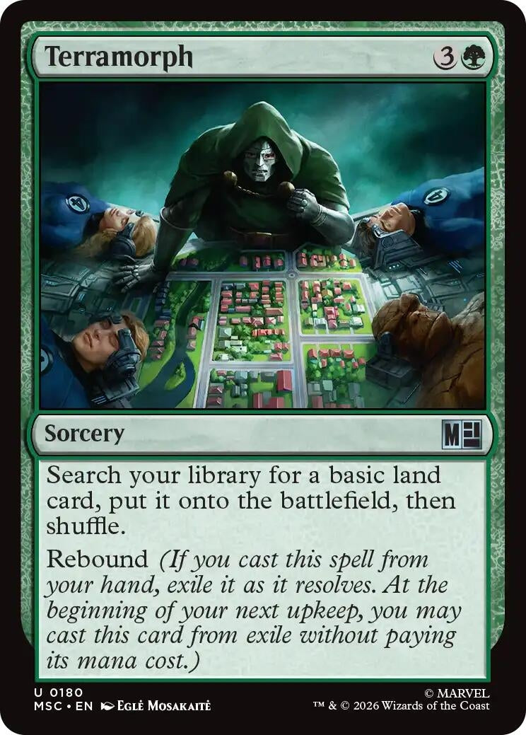 Image for Terramorph (Surge Foil) (180) [Commander: Marvel Super Heroes] - Magic: The Gathering