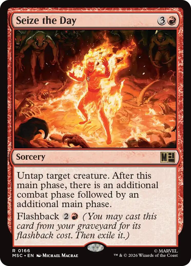 Image for Seize the Day (166) [Commander: Marvel Super Heroes] - Magic: The Gathering