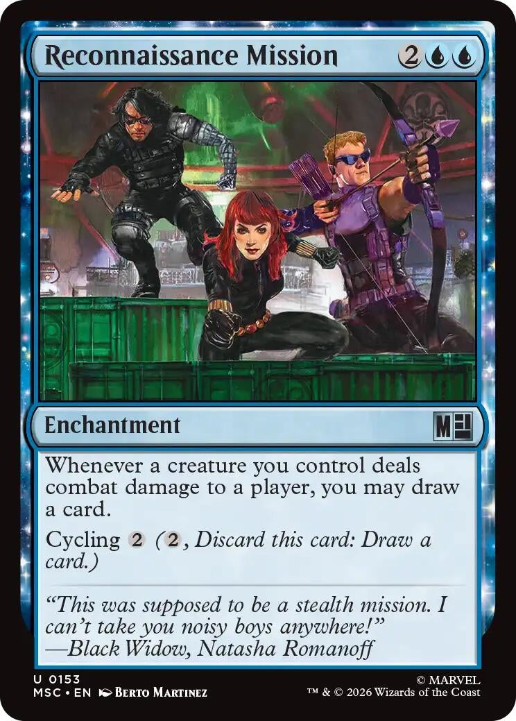 Image for Reconnaissance Mission (Surge Foil) (153) [Commander: Marvel Super Heroes] - Magic: The Gathering