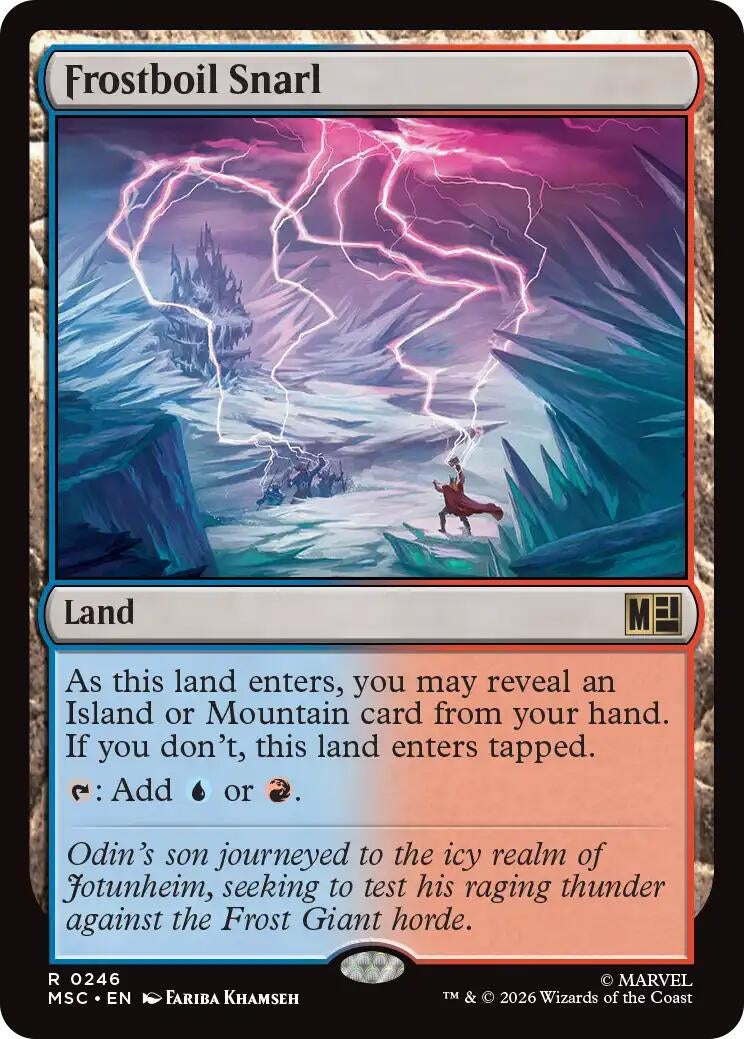 Image for Frostboil Snarl (Surge Foil) (246) [Commander: Marvel Super Heroes] - Magic: The Gathering
