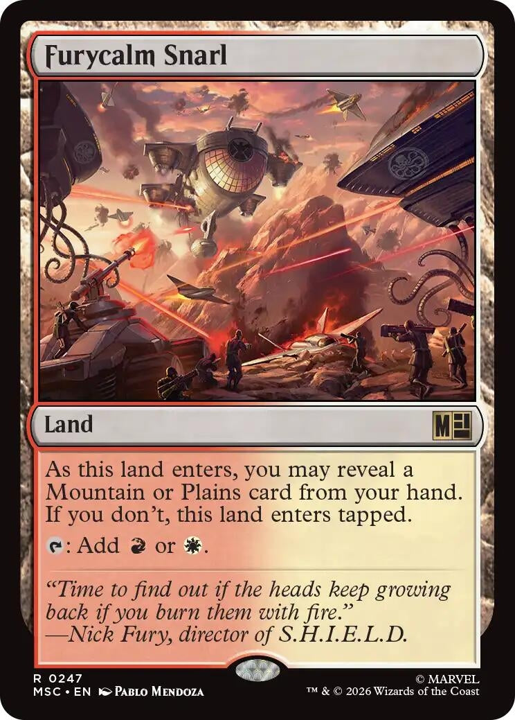 Image for Furycalm Snarl (Surge Foil) (247) [Commander: Marvel Super Heroes] - Magic: The Gathering