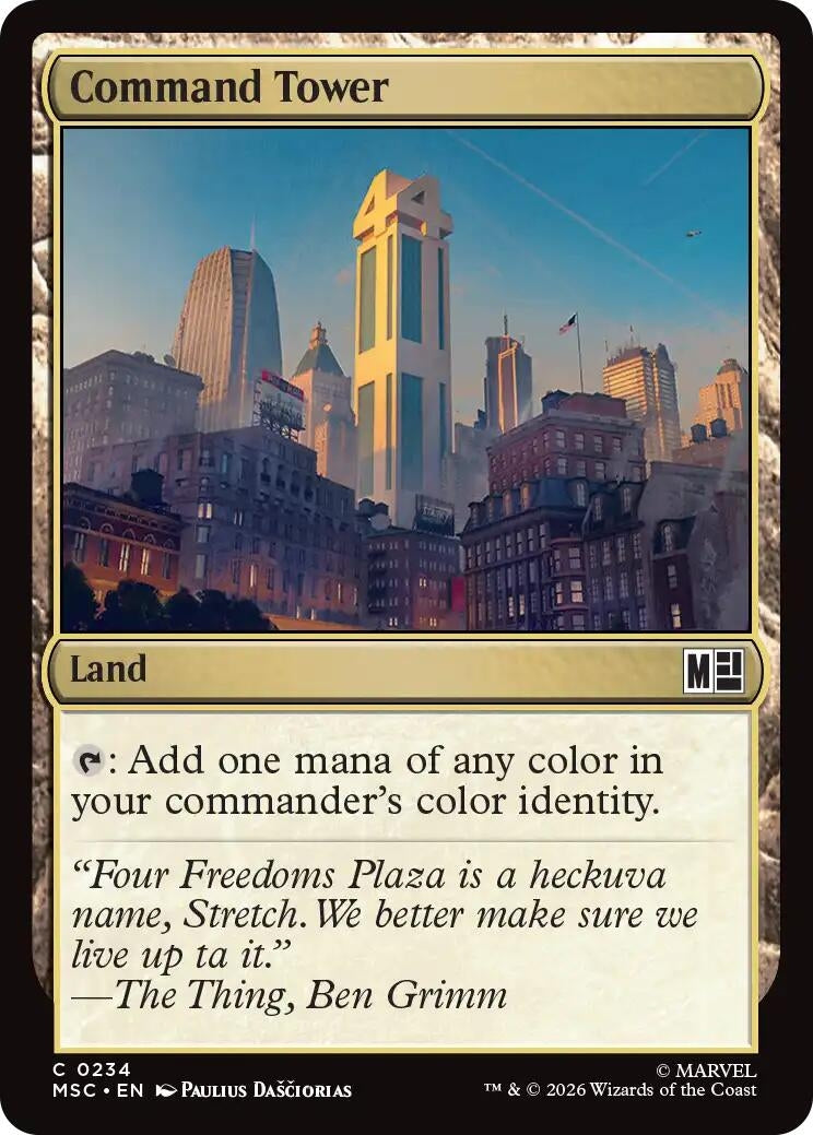 Image for Command Tower (0234) (234) [Commander: Marvel Super Heroes] - Magic: The Gathering