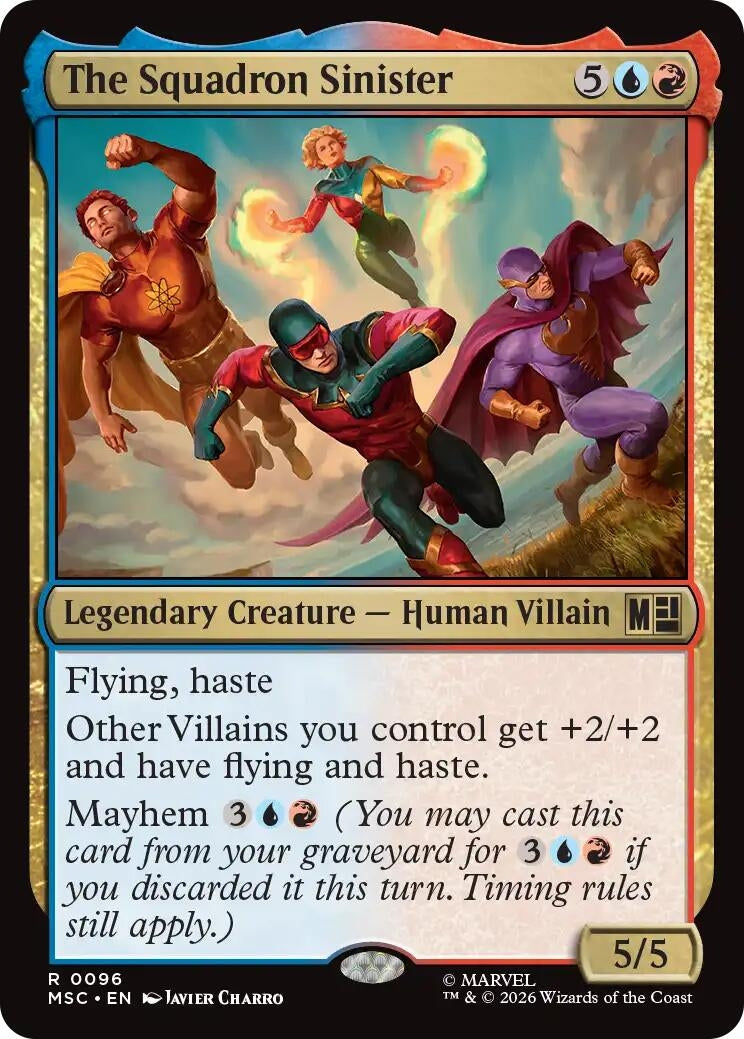 Image for The Squadron Sinister (96) [Commander: Marvel Super Heroes] - Magic: The Gathering