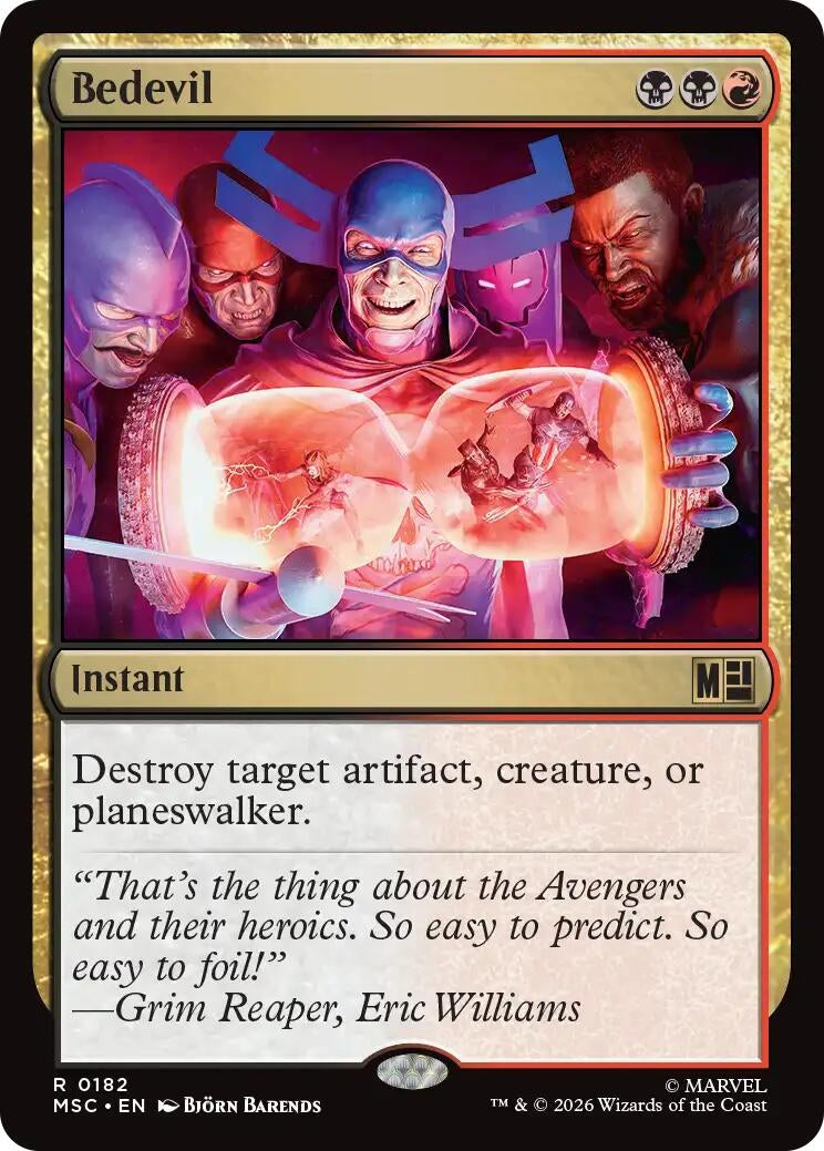 Image for Bedevil (182) [Commander: Marvel Super Heroes] - Magic: The Gathering