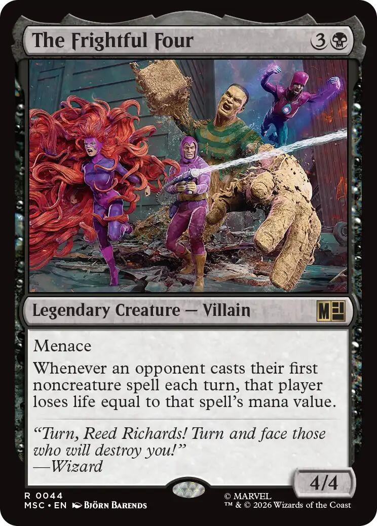 Image for The Frightful Four (Surge Foil) (44) [Commander: Marvel Super Heroes] - Magic: The Gathering