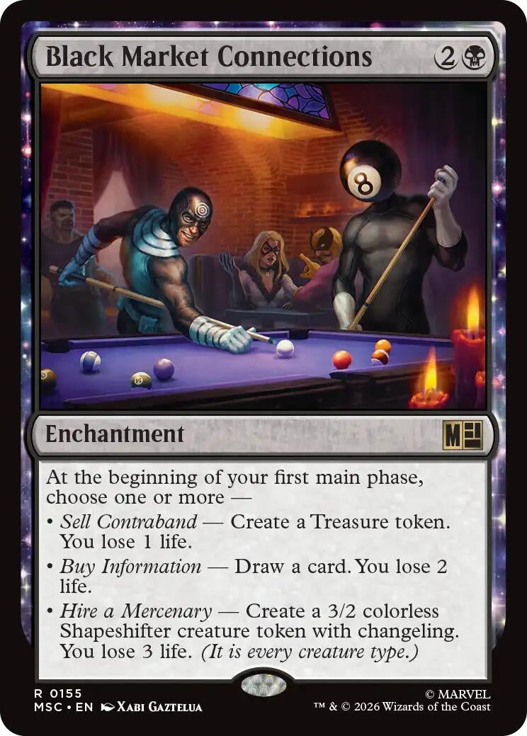 Image for Black Market Connections (155) [Commander: Marvel Super Heroes] - Magic: The Gathering