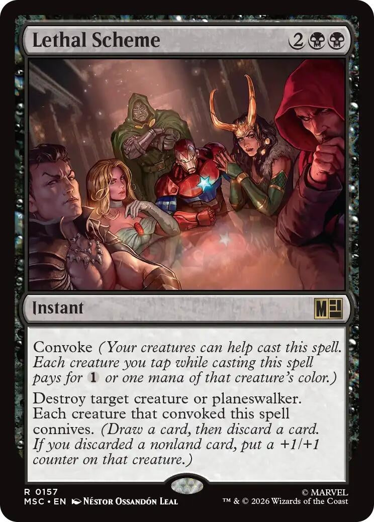 Image for Lethal Scheme (157) [Commander: Marvel Super Heroes] - Magic: The Gathering