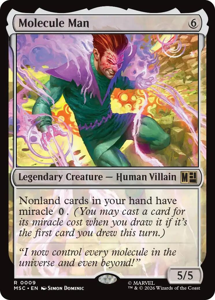 Image for Molecule Man (9) [Commander: Marvel Super Heroes] - Magic: The Gathering