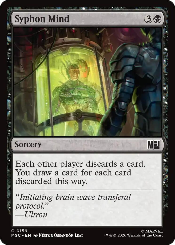 Image for Syphon Mind (Surge Foil) (159) [Commander: Marvel Super Heroes] - Magic: The Gathering